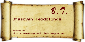 Brasovan Teodolinda névjegykártya